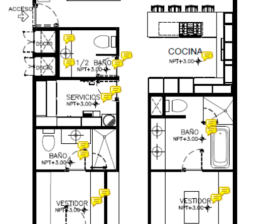 a floor plan of a house